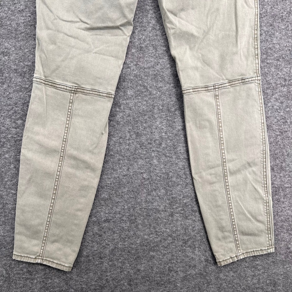 Hei Hei Anthropologie Women Sage Green Utility Skinny Cargo Pant Waist Buckle 29 - Picture 8 of 14